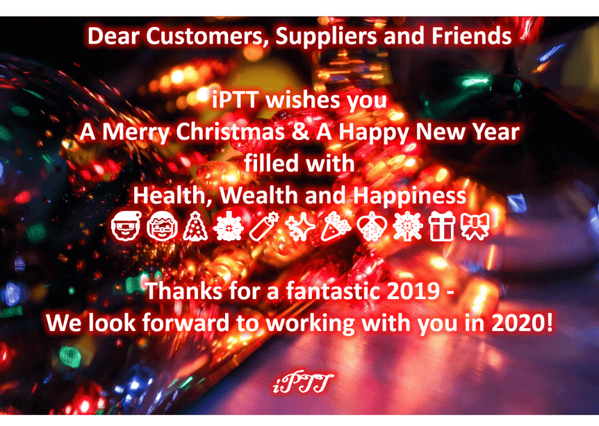 iPTT | Merry Christmas and Happy New Year 2019