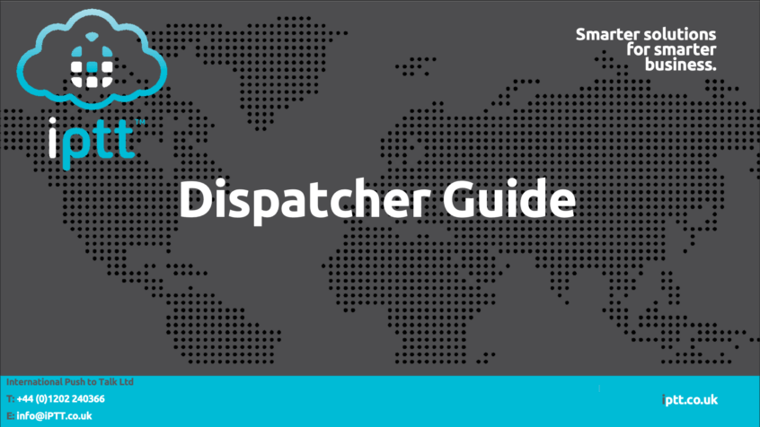 iPTT | Navigate Your iPTT Dispatcher: A Comprehensive Guide